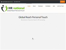 Tablet Screenshot of hrnational.com.au